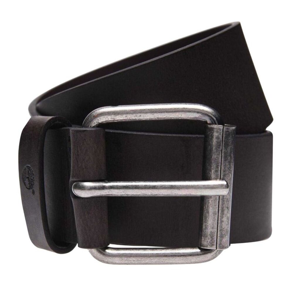 Timberland Mens Leather Belt / Dark Brown